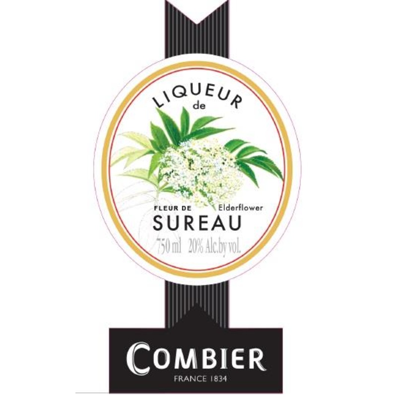 COMBIER LIQUEUR DE FLEUR DE SUREAU (ELDERFLOWER) 750 mL