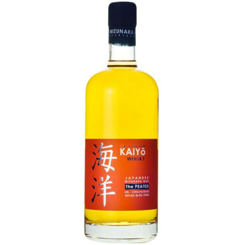 KAIYO WHISKY MIZUNARA OAK THE PEATED" 750 mL "