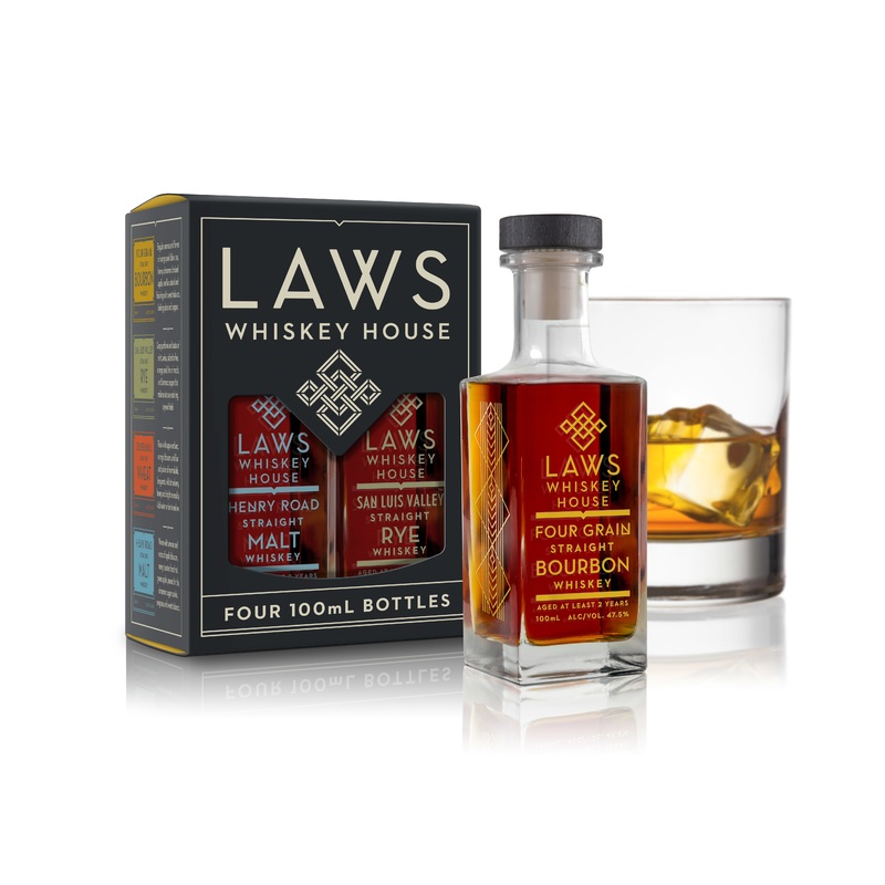 LAWS WHISKEY QUAD SET 12/4PK 100ML 100 mL (12)