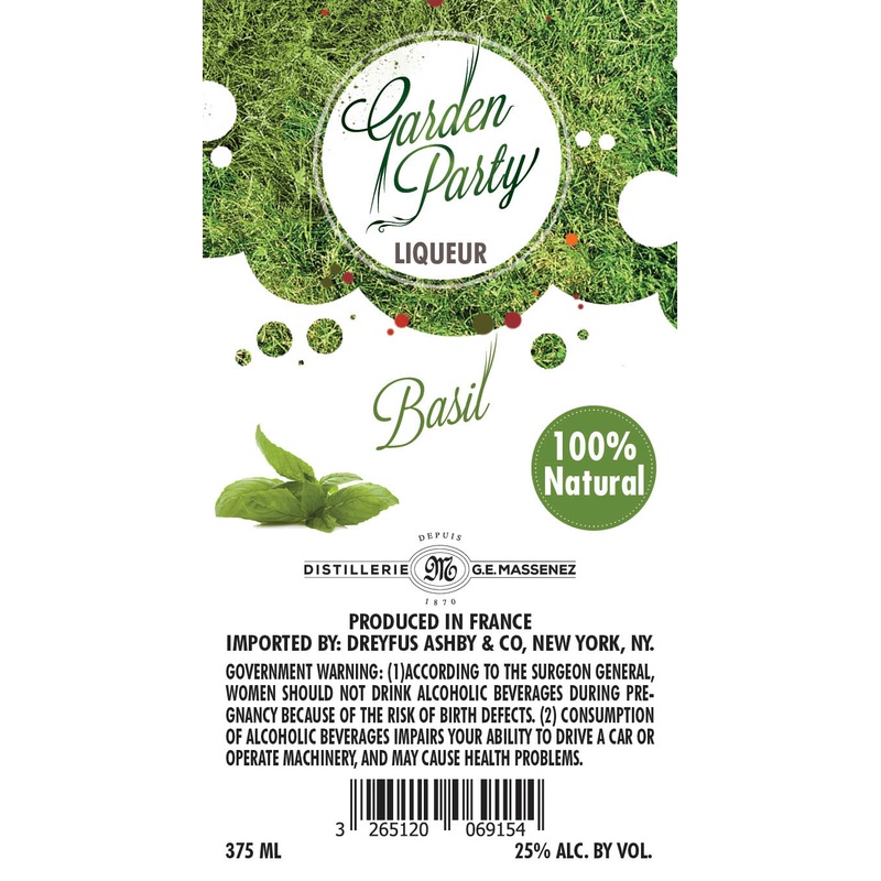 MASSENEZ GARDEN PARTY BASIL 375 mL