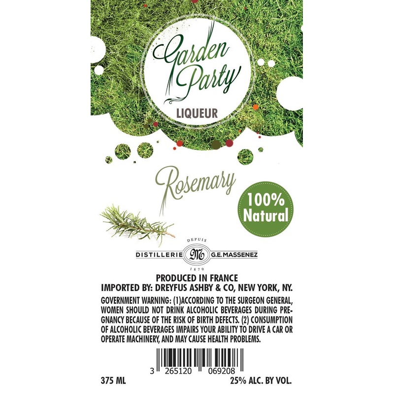 MASSENEZ GARDEN PARTY ROSEMARY 375 mL