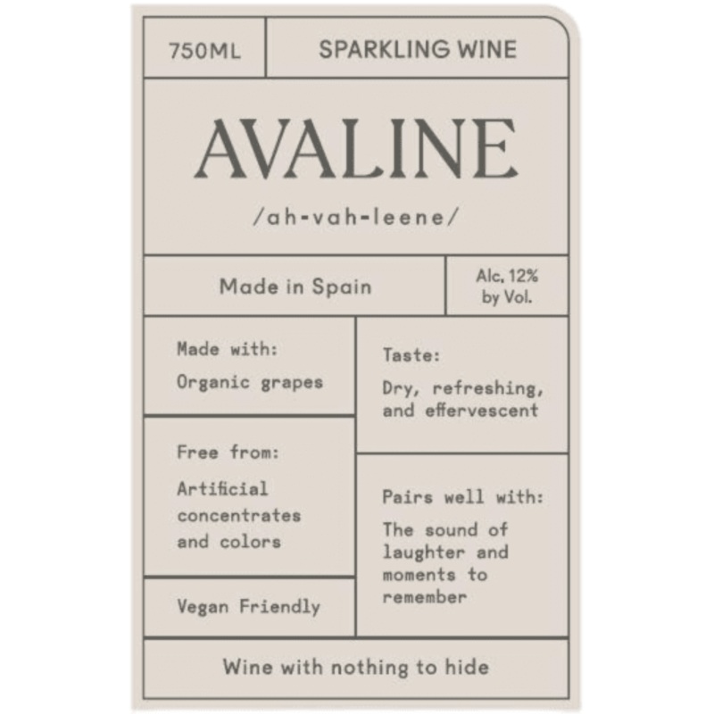 Avaline Spain Sparkling - 750ML