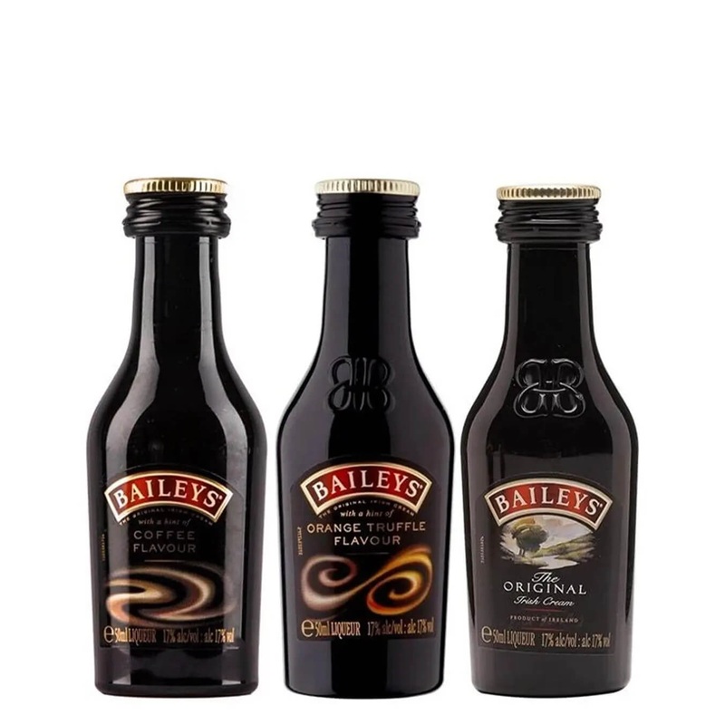Baileys Irish Cream Liqueur Trio Miniature Pack, 3 x 5 cl