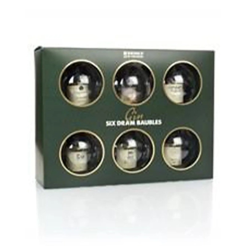 Drinks By The Dram Gin Baubles, 6 x 3 cl