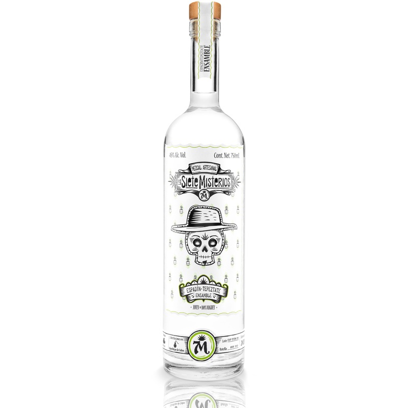 LOS SIETE MISTERIOS MEZCAL ESPADIN TEPEZTATE 750 mL