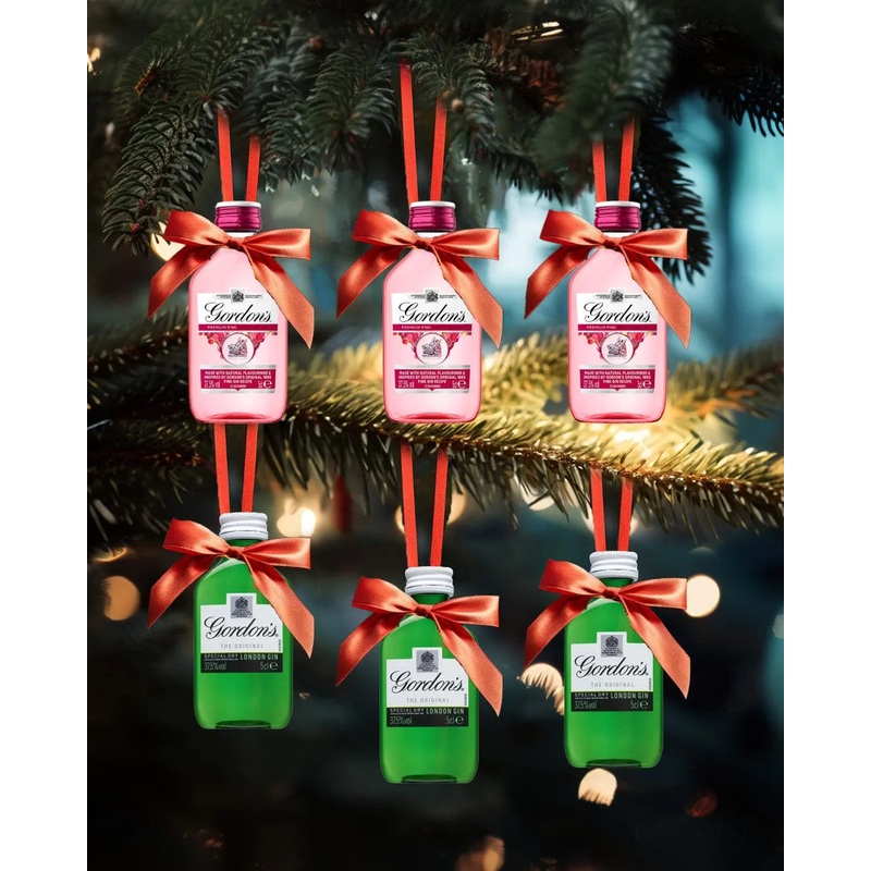 Merry Baubles - Mixed Gordon's Gin Miniature Set