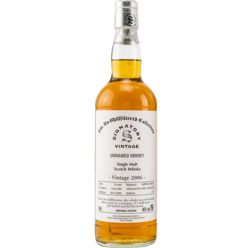 SIGNATORY UNNAMED ORKNEY (HIGHLAND PARK) 14YR 46% 2006 750 mL