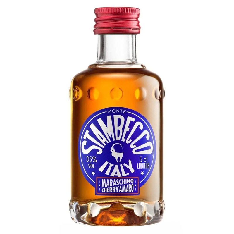 Stambecco Italian Cherry Amaro Miniature, 5 cl