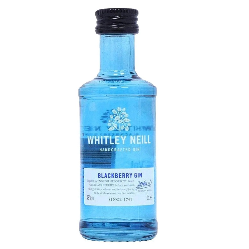 Whitley Neill Blackberry Gin Miniature, 5 cl