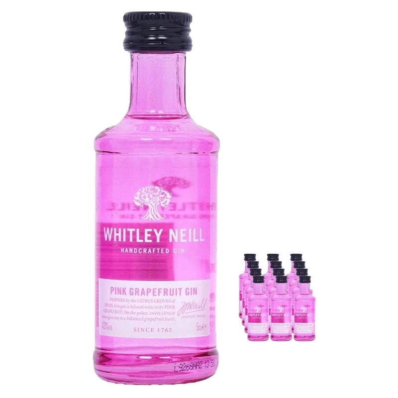 Whitley Neill Pink Grapefruit Gin Miniataure, 5 cl