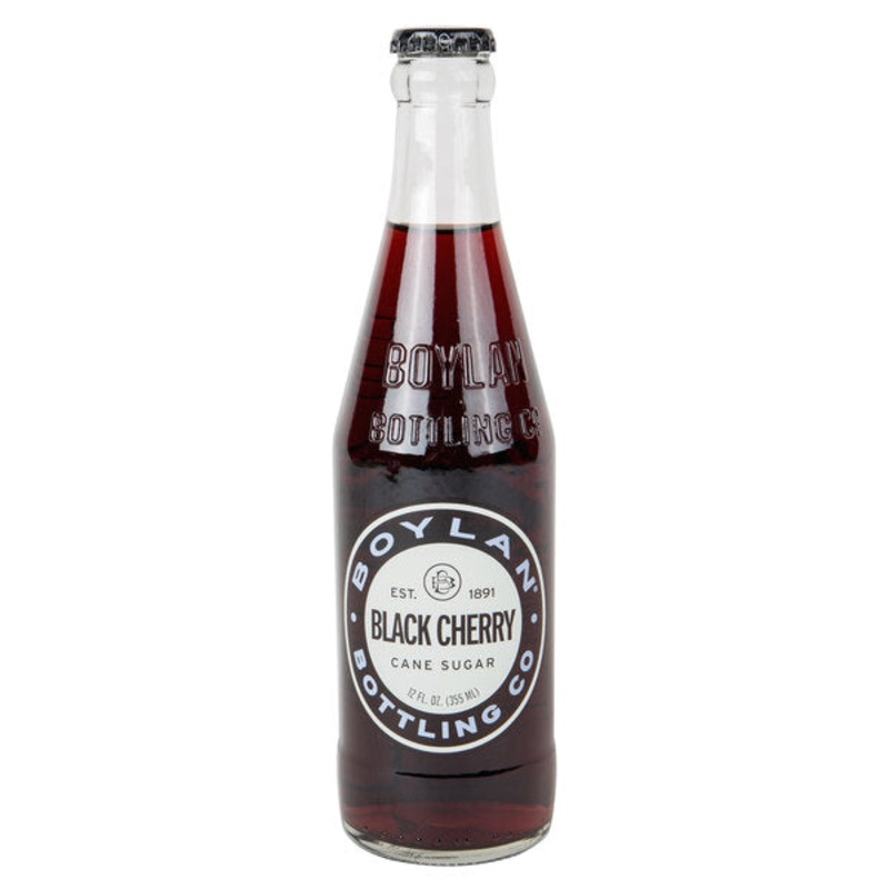Boylan Black Cherry Cane Sugar Soda 12oz