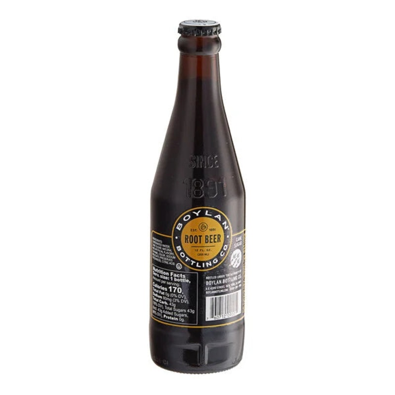 Boylan Root Beer Cane Sugar Soda 12oz