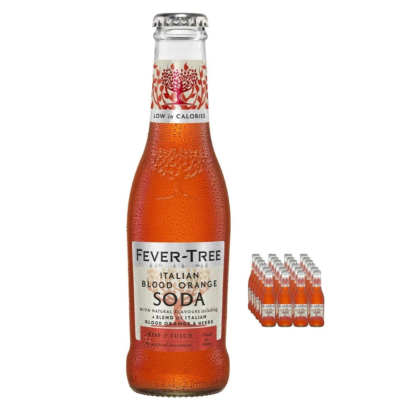 Fever-Tree Italian Blood Orange Soda Multipack, 24 x 200 ml