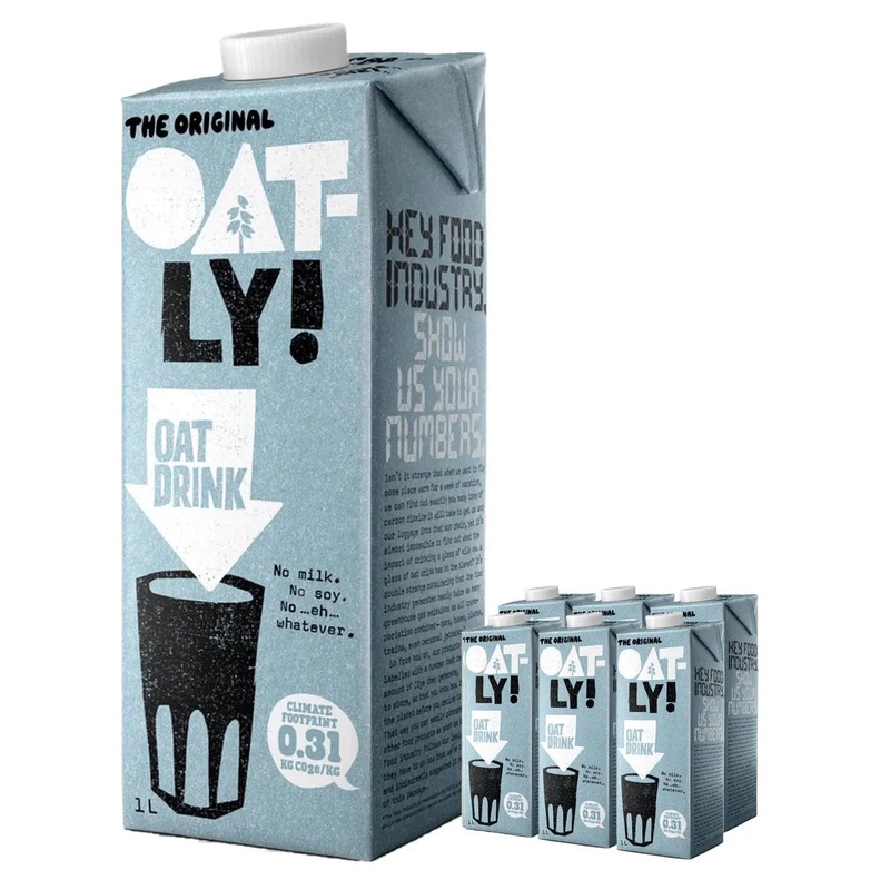 Oatly Oat Drink Orignal Multipack, 6 x 1 L