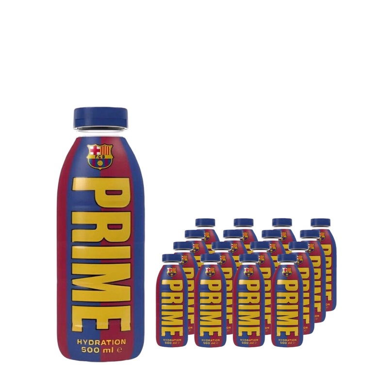 Prime Hydration FC Barcelona Hydration Drink Multipack, 12 x 500 ml