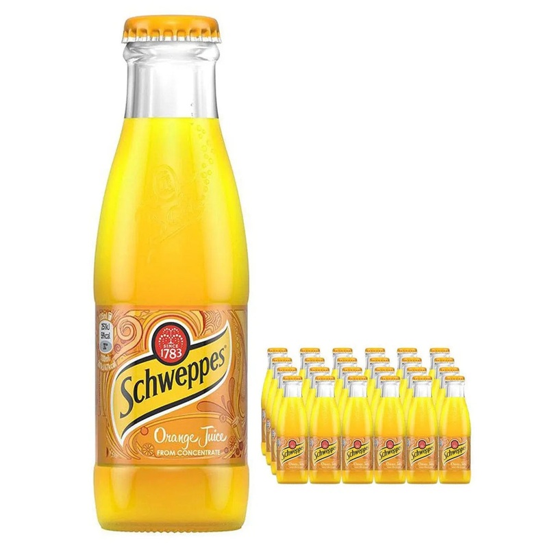 Schweppes Orange Juice Multipack, 24 x 125 ml