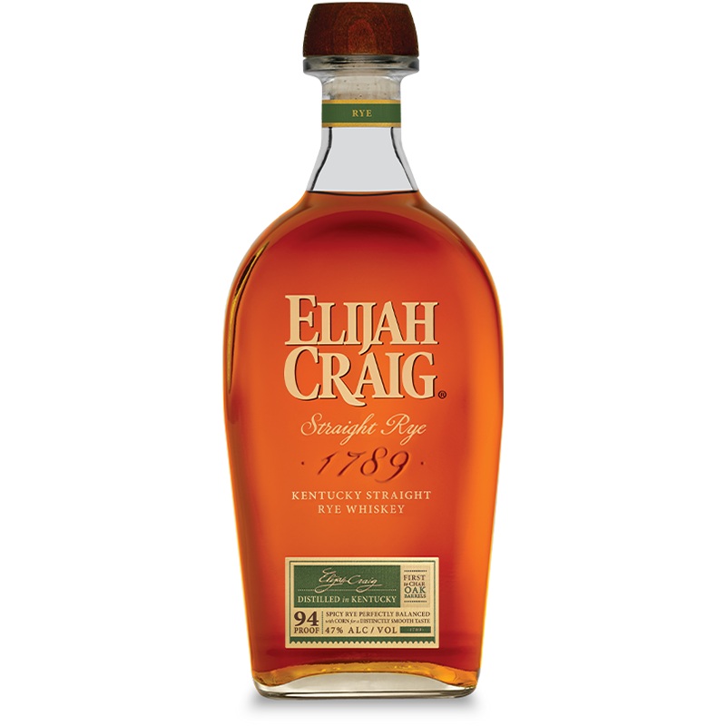 Elijah Craig Straight Rye Whiskey 750ml