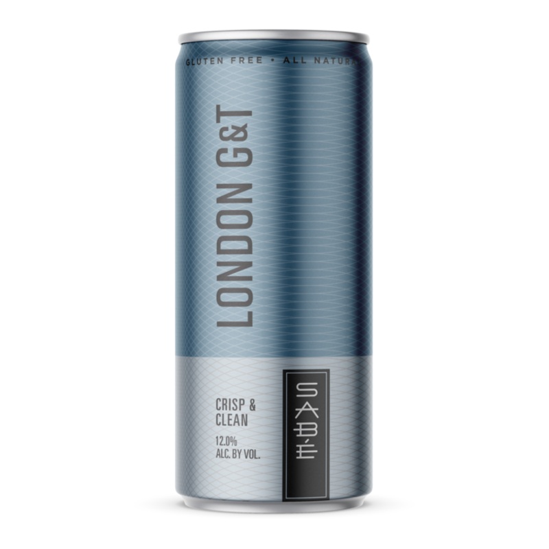 SABE CKTL LONDON G&T CAN 6/4PK