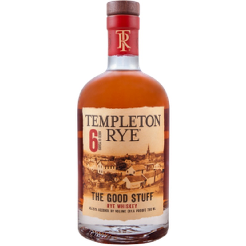 Templeton 6 Year Old Rye Whiskey 750ml