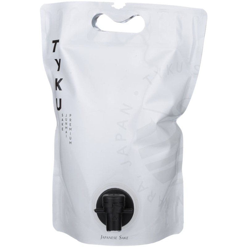 TY KU SAKE JUNMAI WHITE POUCH