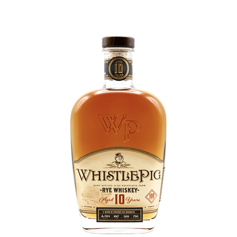 WhistlePig 10 Year Old Straight Rye Whiskey 750ml