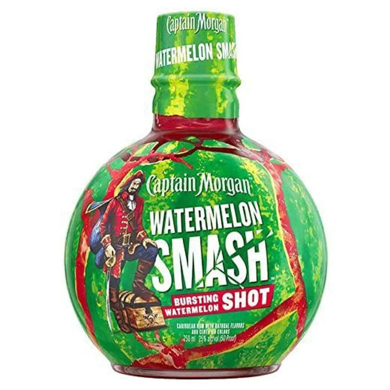 Captain Morgan Watermelon Smash Rum, 75 cl
