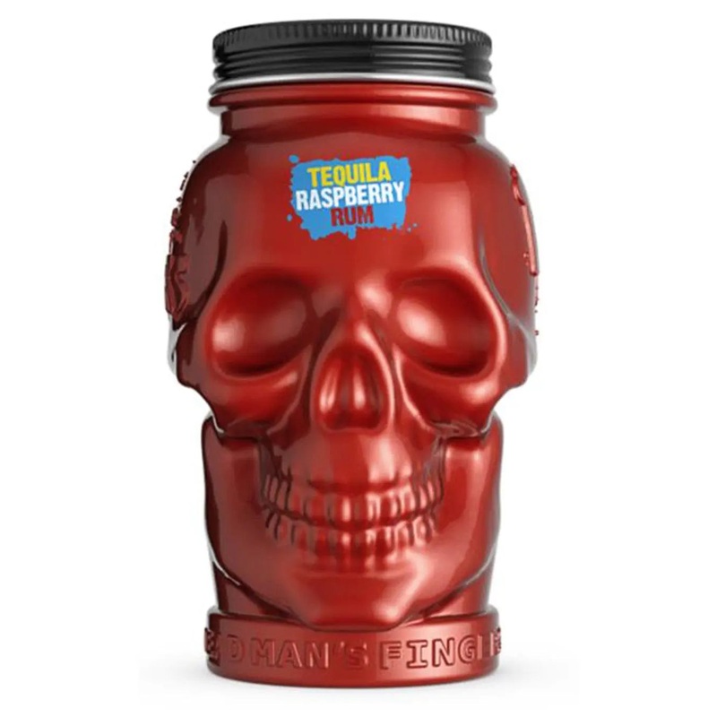 Dead Man's Fingers Limited Edition Tequila Raspberry Rum Mason Jar, 50 cl