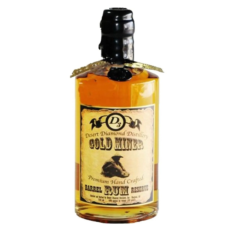 Desert Diamond Gold Miner 3 Year Old Barrel Reserve Rum, 75 cl
