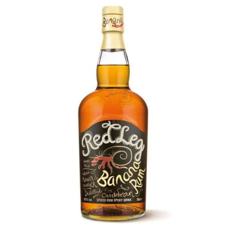 Red Leg Banana Rum, 70 cl