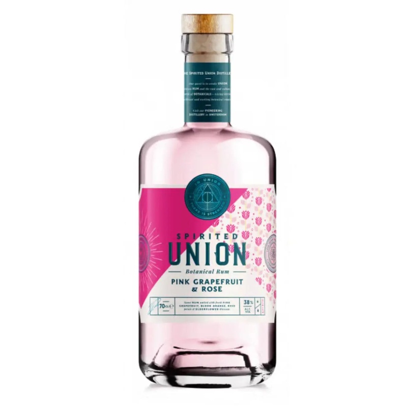 Spirited Union Pink Grapefruit and Rose Botanical Rum, 70 cl