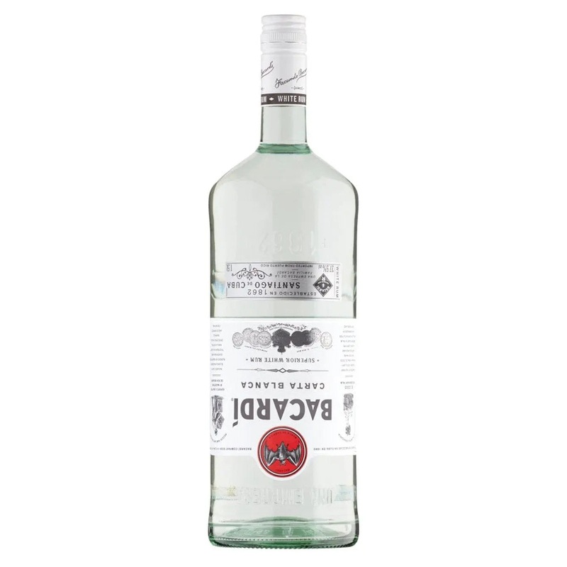 Bacardi Carta Blanca Rum, 1.5 L