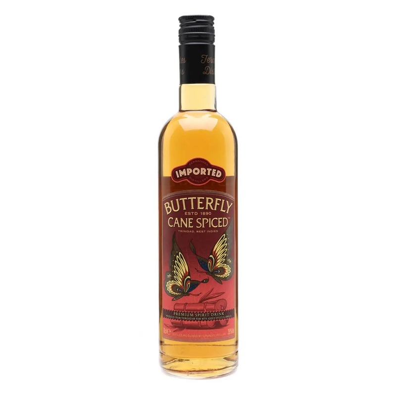 Butterfly Cane Spiced Rum, 70 cl
