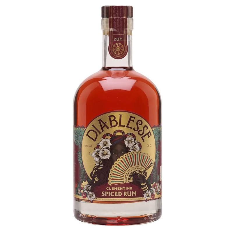 Diablesse Clementine Spiced Caribbean Rum, 70 cl