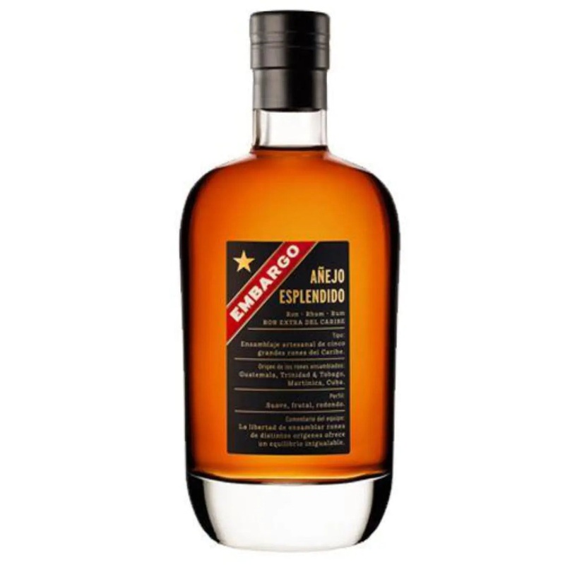 Embargo Aejo Esplendido Rum, 70 cl