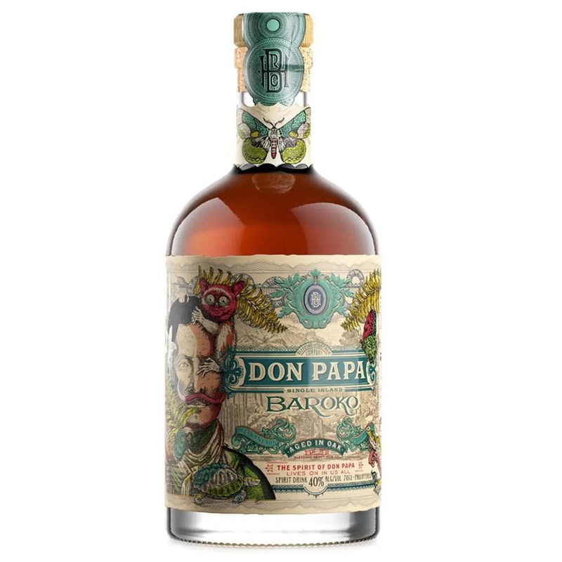 Limited Edition Don Papa Baroko Rum, 70 cl
