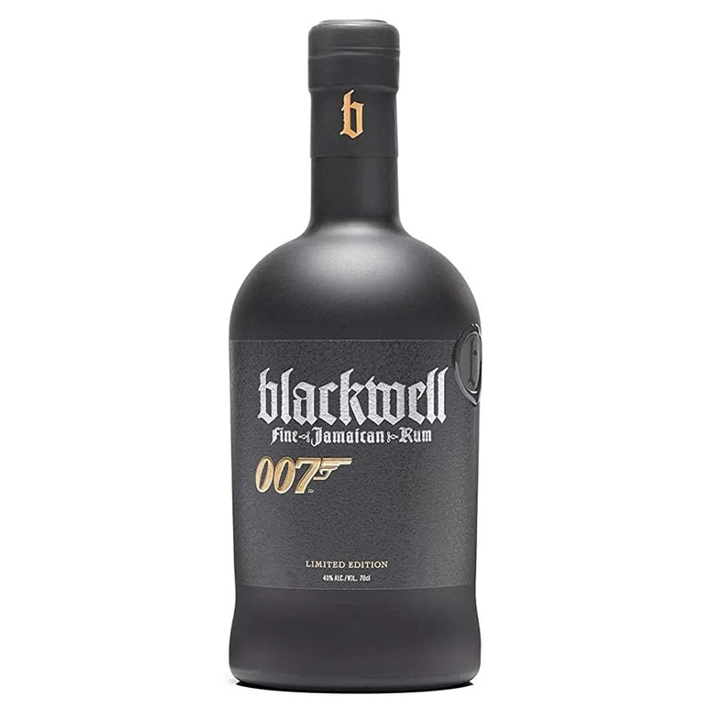 Limited Edition James Bond 007 Blackwell Black Gold Fine Jamaican Rum, 70 cl