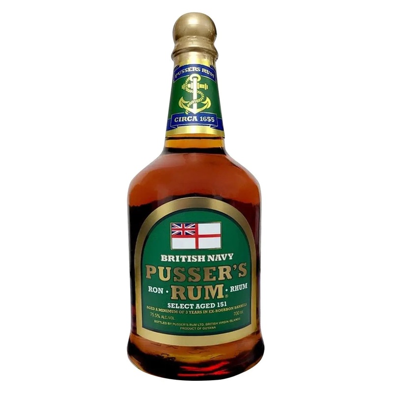 Pusser's Select Aged 151 Navy Rum, 70 cl