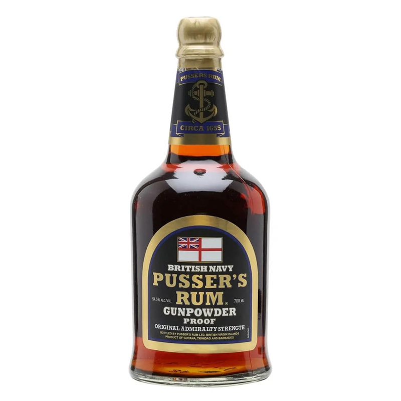 Pussers Gunpowder Proof Rum, 70 cl