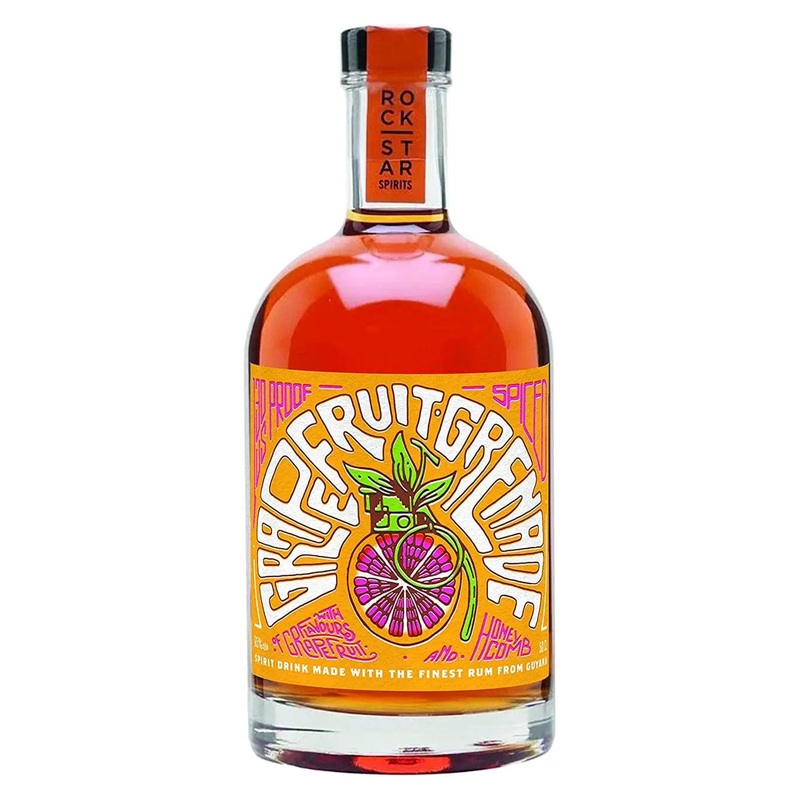 Rockstar Grapefruit Grenade Spiced Rum, 50 cl