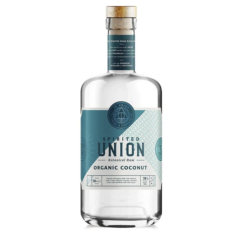 Spirited Union Organic Coconut Rum, 70 cl