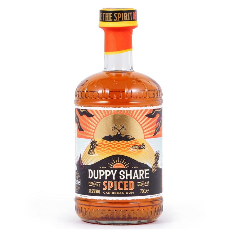 The Duppy Share Spiced Caribbean Rum, 70 cl