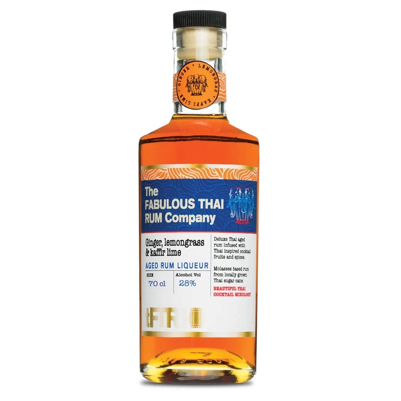 The Fabulous Thai Rum Company Ginger, Lemongrass & Makrut Lime Rum Liqueur, 70 cl