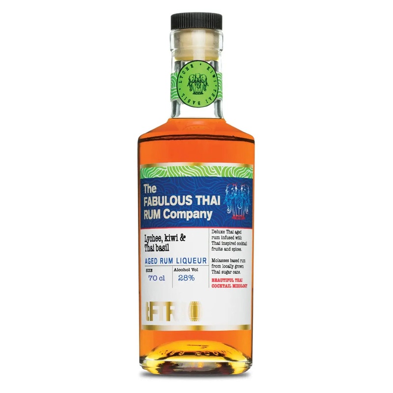The Fabulous Thai Rum Company Lychee, Kiwi & Thai Basil Rum Liqueur, 70 cl