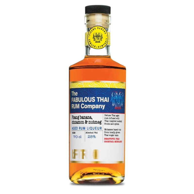 The Fabulous Thai Rum Company Pisang Banana, Cinnamon & Nutmeg Rum Liqueur, 70 cl