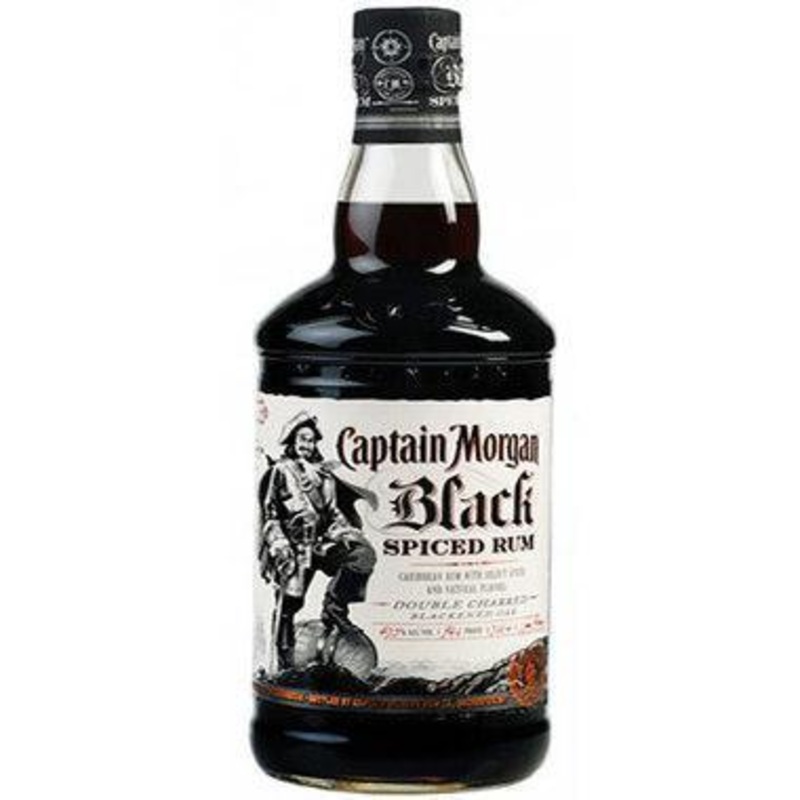 Captain Morgan Black Spiced Rum 750mL