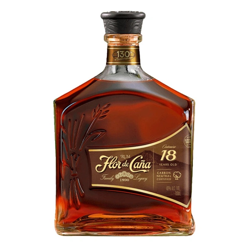 Flor de Cana 18 Year Old Rum 750mL