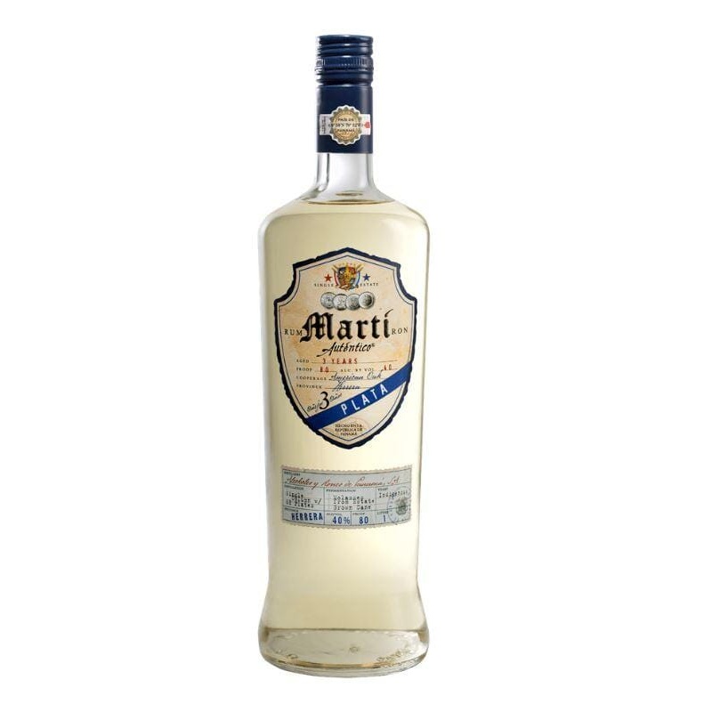 Marti Autentico Plata Rum 750mL