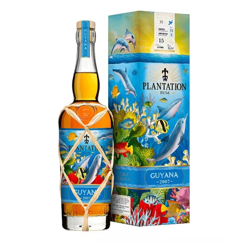 Plantation Guyana 2007 15 Year Vintage Collection Rum 750mL