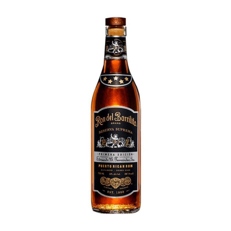 Ron Del Barrilito Five Stars Reserva Suprema Rum 750mL