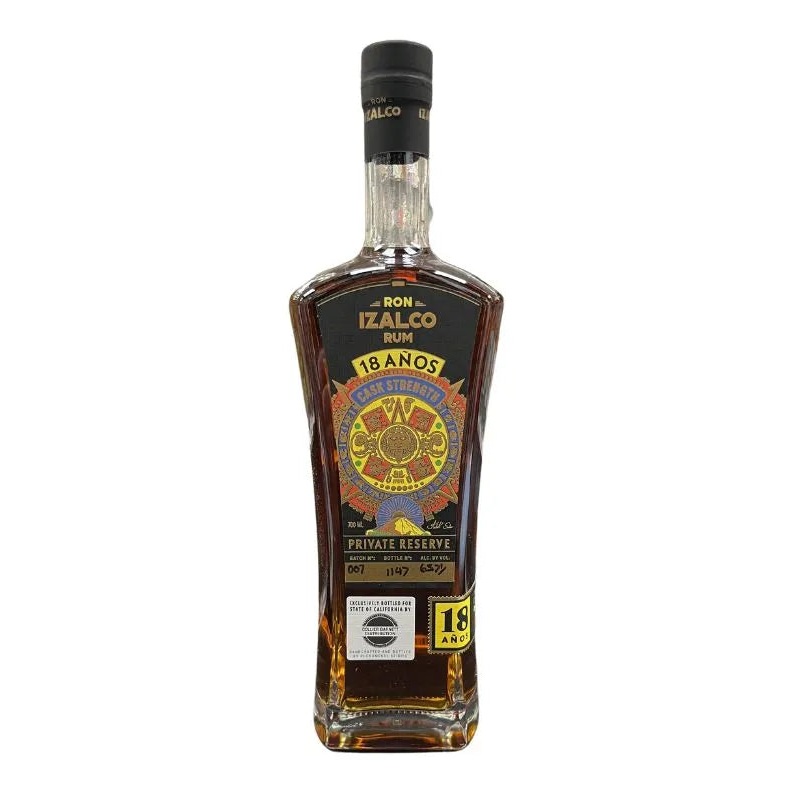 Ron Izalco Cask Strength Private Reserve 18 Year Old Rum 700mL